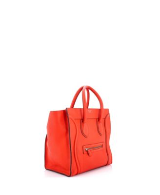 Mini Luggage Bag Grainy Leather