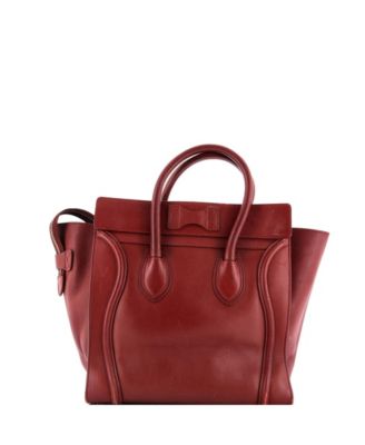 Medium Luggage Bag Smooth Leather