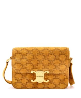 Teen Triomphe Shoulder Bag Triomphe Suede