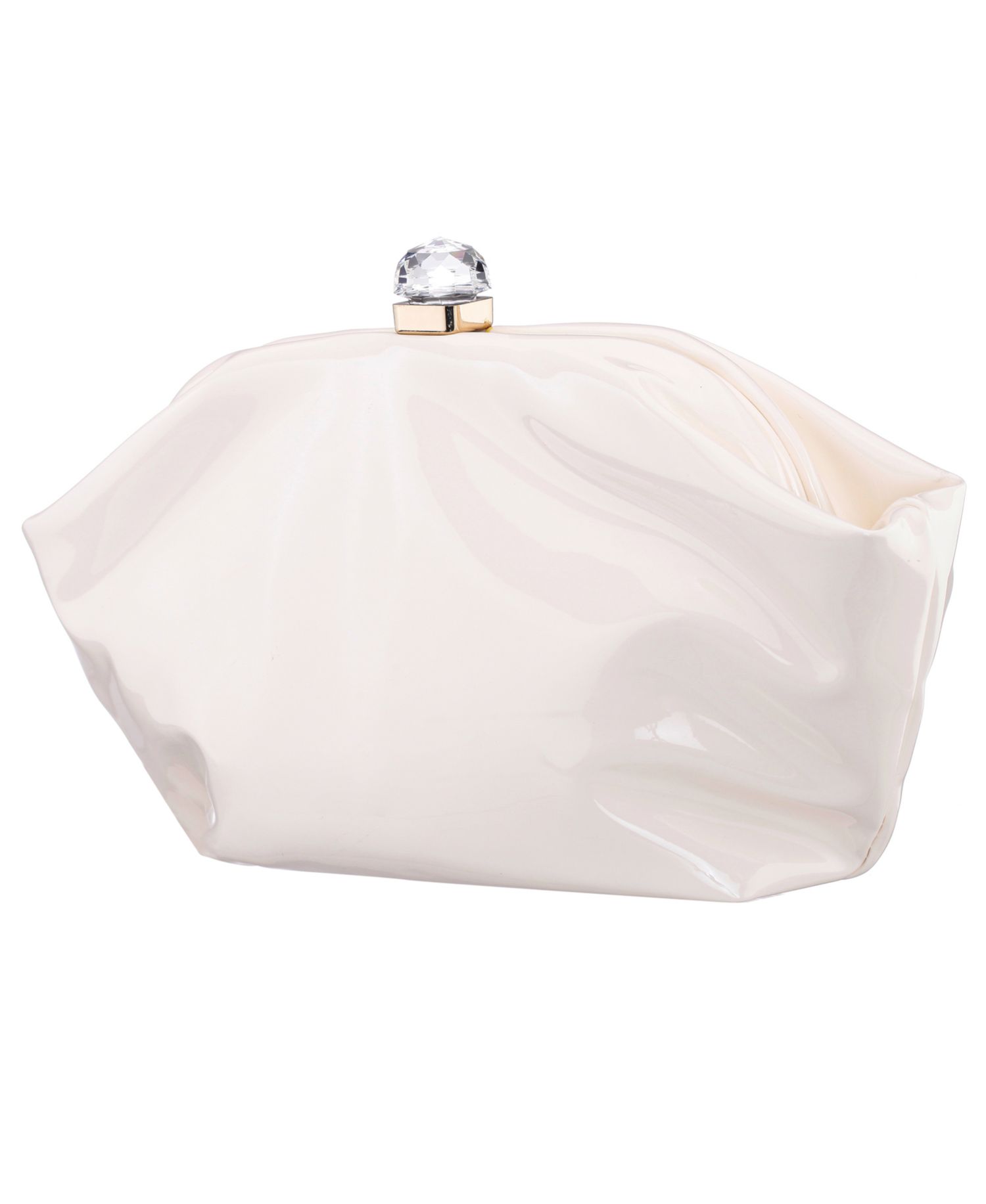 Lyric Soft Metallic Small Clutch Handbag