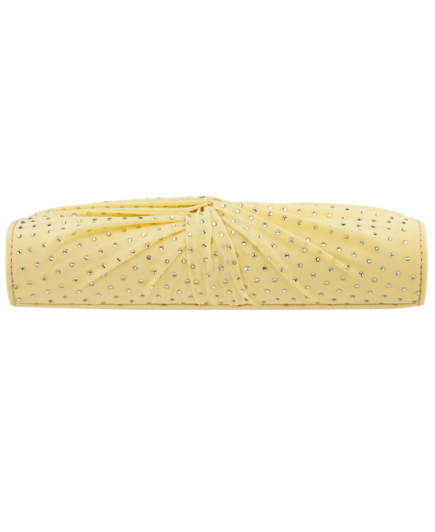 Unique Chiffon Twist Crystal Small Clutch Handbag