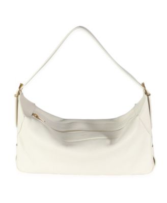 White Supple Calfskin Medium Romy