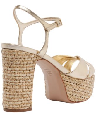 Women's Keefa Raffia Round Toe Sandals