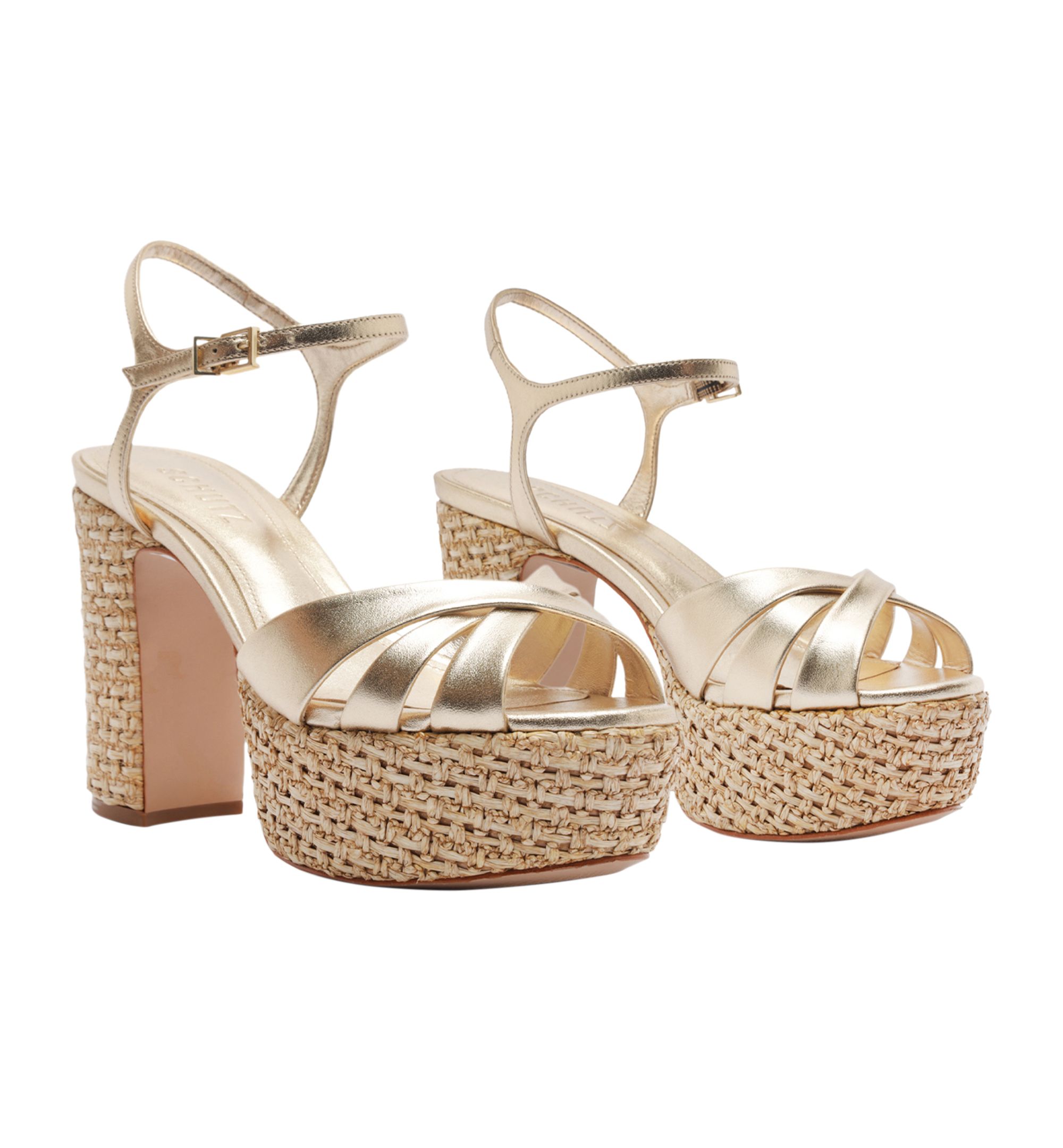Women's Keefa Raffia Round Toe Sandals — Image 12