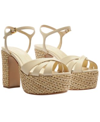 Women's Keefa Raffia Round Toe Sandals