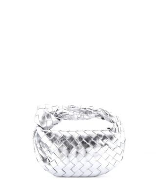 Mini BV Jodie Hobo Metallic Intrecciato Nappa