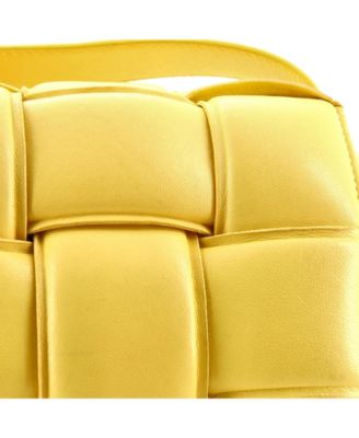 Cassette Crossbody Bag Padded Maxi Intrecciato Leather