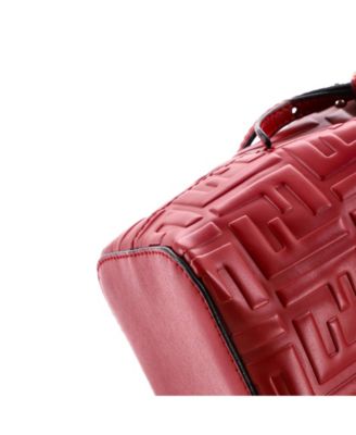 Mini Mon Tresor Bucket Bag Zucca Embossed Leather