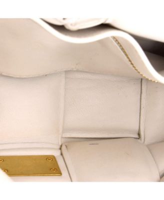 Cassette Chain Crossbody Bag Padded Maxi Intrecciato Leather