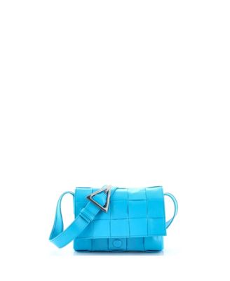 Small Cassette Crossbody Bag Maxi Intrecciato Leather