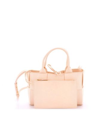 Mini Arco Tote Maxi Intrecciato Leather