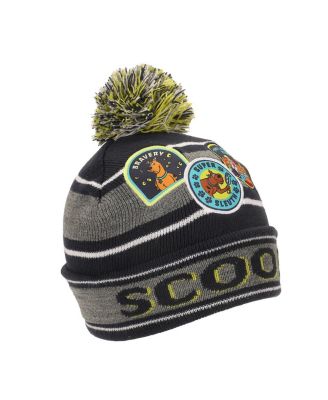 Boys Super Sleuth Badges Youth 2-Piece Knit Beanie and Gloves Set