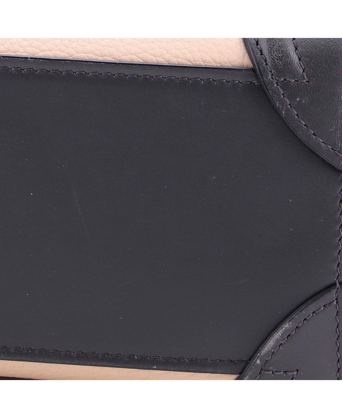 Pre-Owned Celine Nano Tricolor Luggage Bag Leather