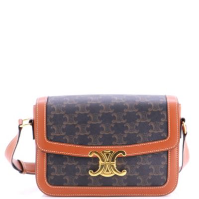 Medium Triomphe Shoulder Bag Triomphe Coated Canvas