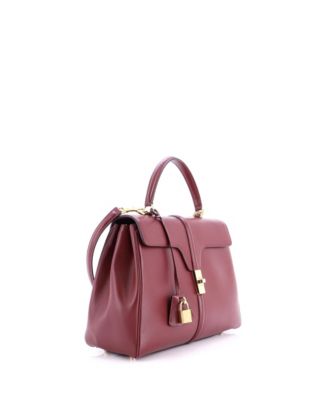 Medium 16 Top Handle Bag Smooth Calfskin