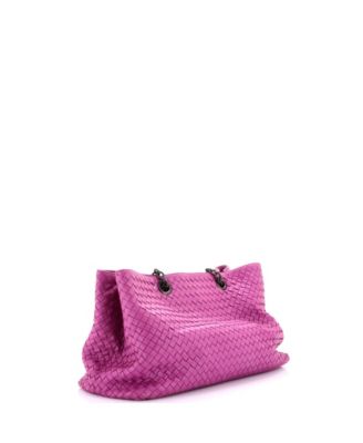 Large Double Chain Tote Intrecciato Nappa