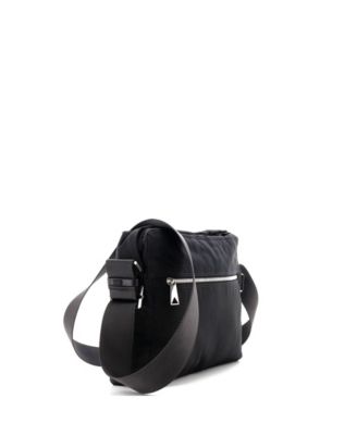 Snap Button Messenger Bag Nylon