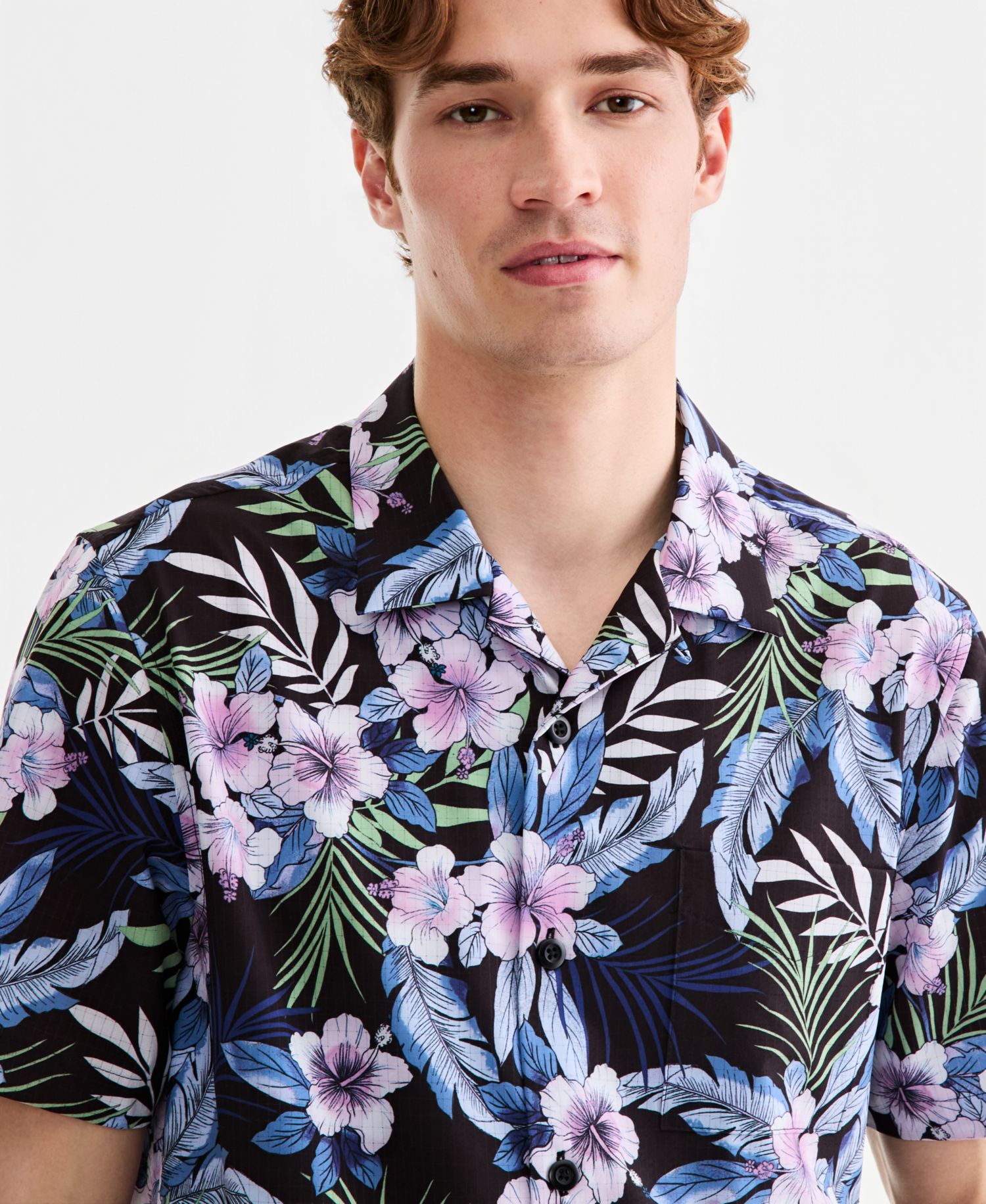 Men's Bahama Coast Midnight Blooms Shirt
