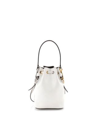 Mini Mon Tresor Bucket Bag Zucca Studded Leather