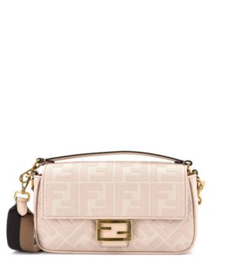 Medium Baguette NM Bag Zucca Embroidered Canvas