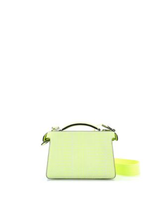 x Marc Jacobs Peekaboo ISeeU XCross Bag Printed Logo Embossed Leather