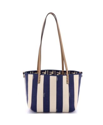 Medium Reversible Roll Tote Zucca Canvas