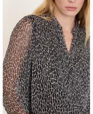 Women's Dragonfly Print Blouse