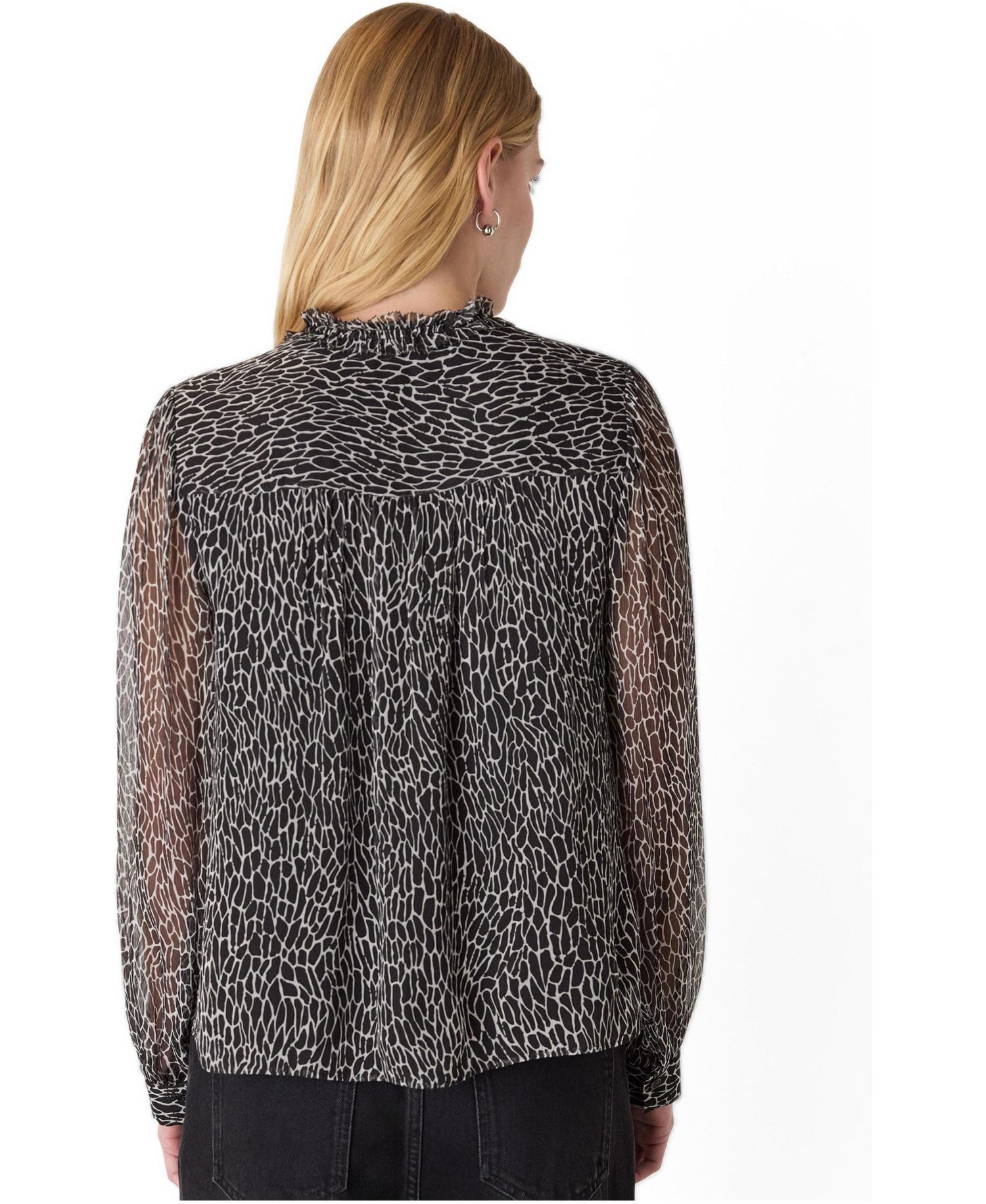 Women's Dragonfly Print Blouse
