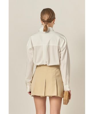 Women's Pearl Heart Button up Shirt