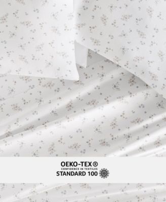 Long Staple 300-Thread Count Cotton Pattern 4-Pc. Sheet Set, Full