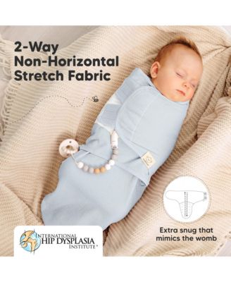 3pk Soothe Wren Swaddle Sleep Sacks, Organic Newborn Swaddles Wrap 0-3 Months, Soft Baby Wearable Blanket