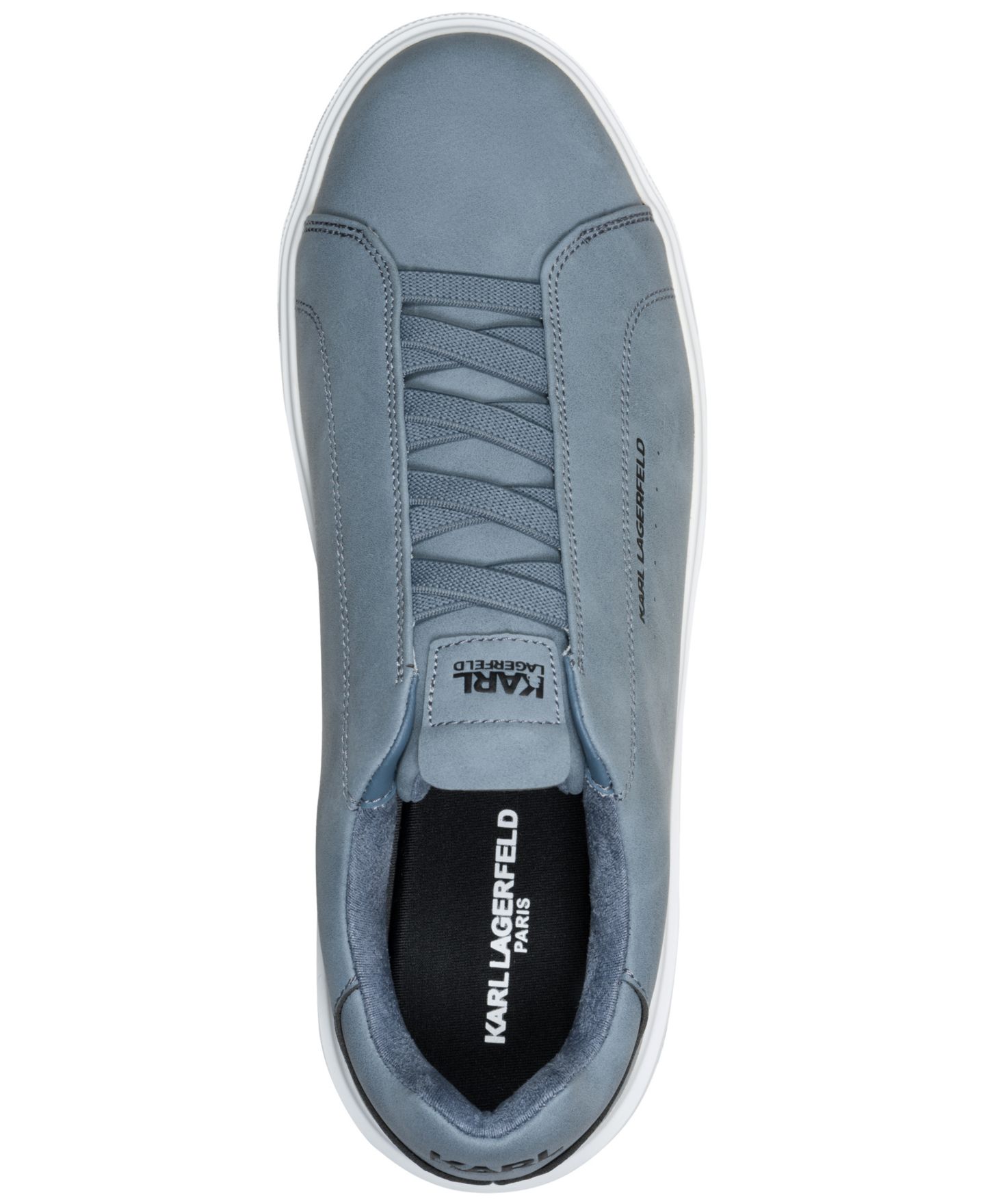 Мужские кроссовки KARL LAGERFELD PARIS Karl Lagerfeld Laceless Round-Toe, цвет: Синий — фото 4