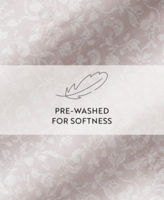 Long Staple 300-Thread Count Cotton Pattern 3-Pc. Sheet Set, Twin