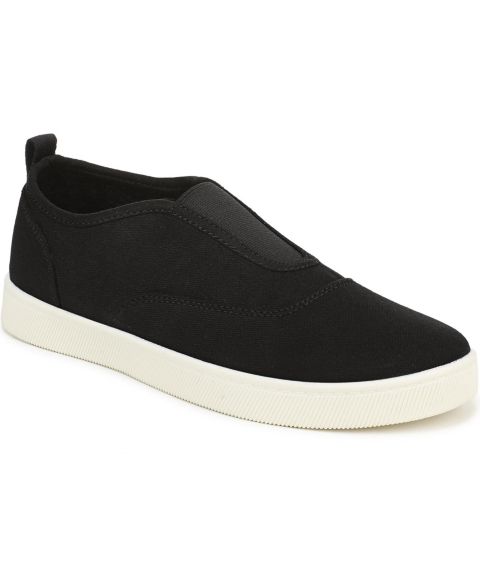 Женские кроссовки Vionic Cobalt Slip On, цвет: Чёрный / Карамельный холщовый