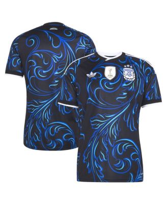 Men's Black Argentina National Team FIFA X World Cup 2026 Away Replica Jersey