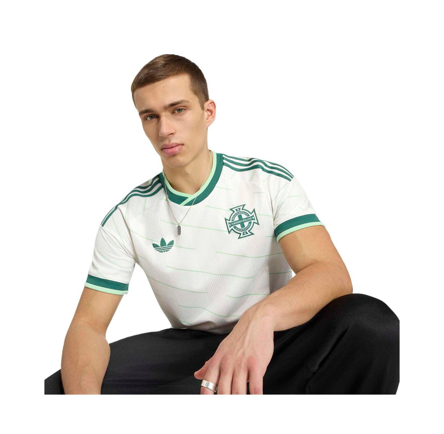 Men's White Northern Ireland National Team FIFA X World Cup 2026 Away Replica Jersey