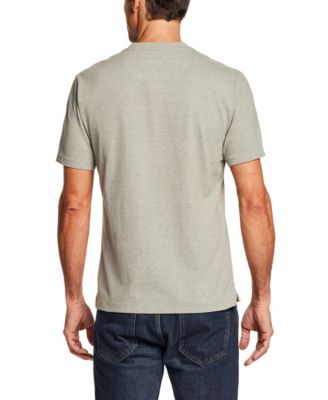 Men's Short-Sleeve Micro-Stripe Henley T-Shirt