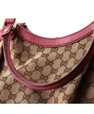 Large Sukey Tote GG Canvas with Leather