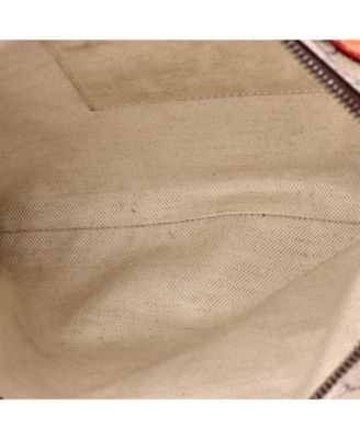 Medium Courrier Zip Messenger GG Coated Canvas with Applique