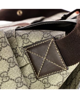 Diaper Bag GG Coated Canvas