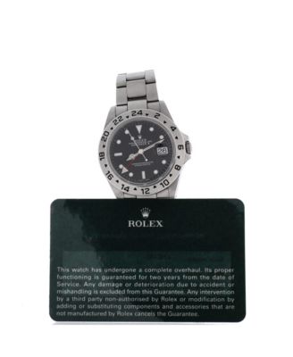 Oyster Perpetual Explorer II Automatic Watch in Stainless Steel 40mm