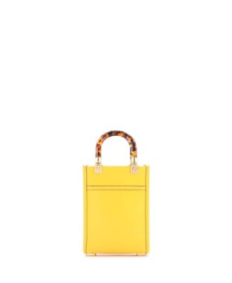 Mini Sunshine Shopper Tote Leather