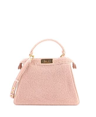 Medium Peekaboo ISeeU Bag Shearling