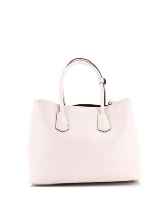 Large Cuir Double Tote Saffiano Leather