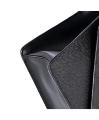 Small Envelope Flap Chain Shoulder bag Saffiano Leather