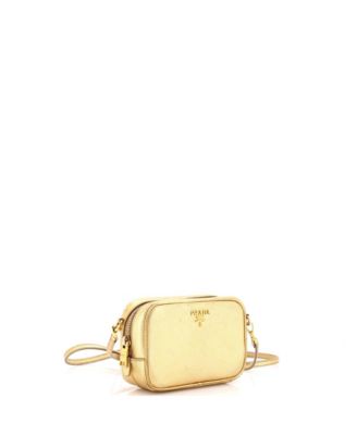 Mini Zip Crossbody Bag Saffiano Leather