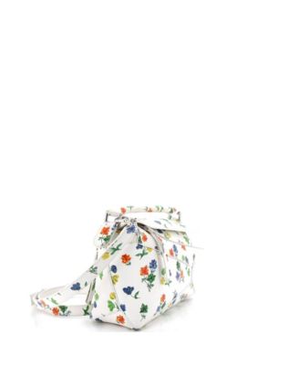 Small Puzzle Edge Bag Printed Leather