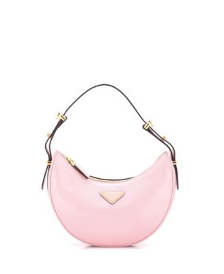 Small Arque Half Moon Hobo Leather