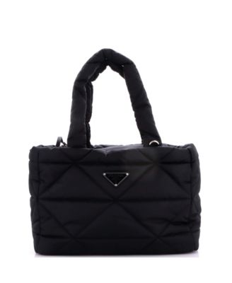 Padded Pet Carrier Tote Quilted Re-Nylon