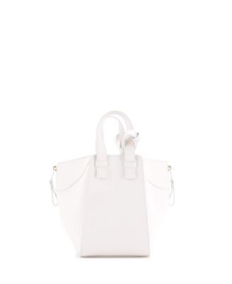 Compact Monochrome Hammock Bag Leather